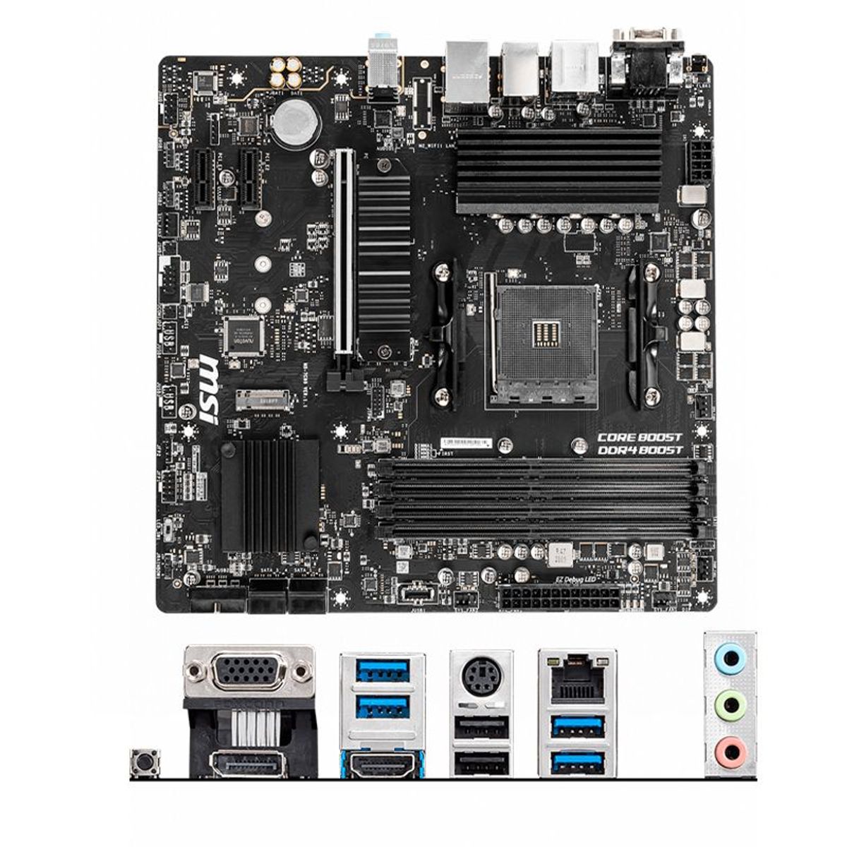MSI - Motherboard MSI B550M PRO-VDH AMD B550 AM4 Socket VGA HDMI DP