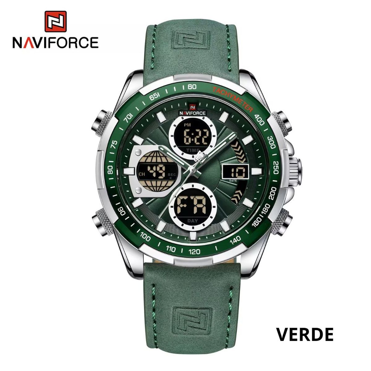 NAVIFORCE - Reloj Naviforce 9197 para Hombre con Correa de Cuero en Caja