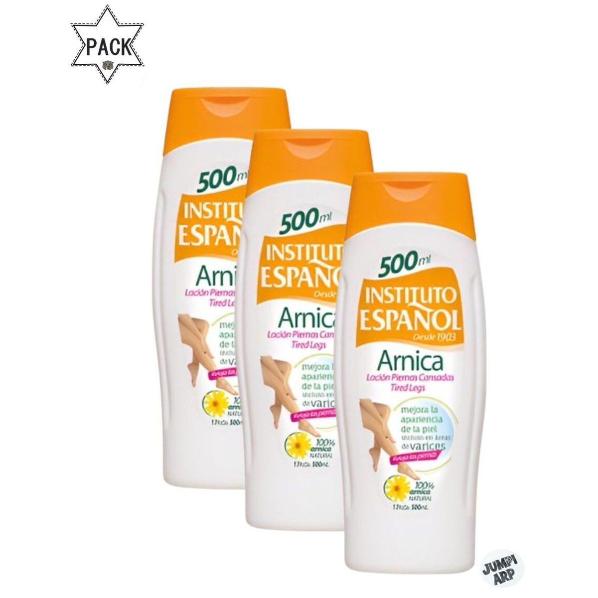 INSTITUTO ESPANOL - Pack 3und Instituto Español Loción Piernas Cansadas Arnica 1500ml
