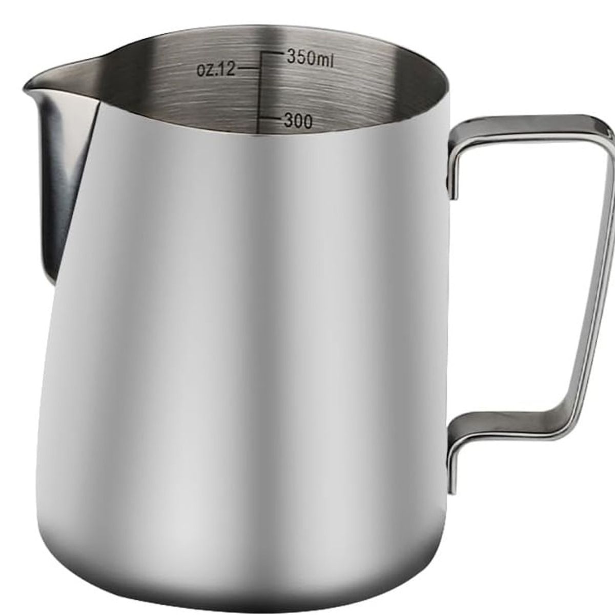 GENERICO - Jarra Barista de Acero inoxidable 350 ML medidor interno