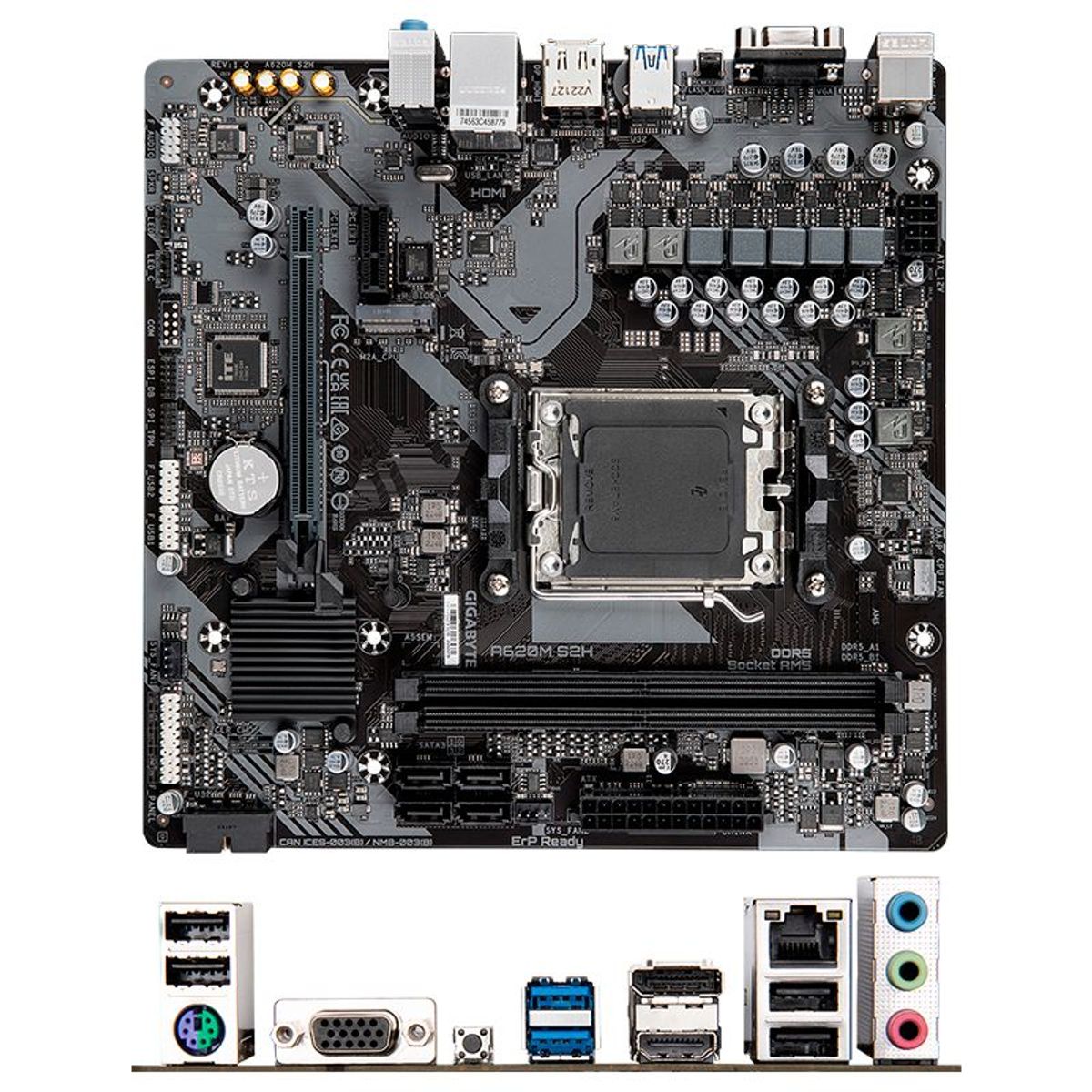 GIGABYTE - Motherboard Gigabyte A620M S2H rev 10 A620 Socket AM5 Micro ATX