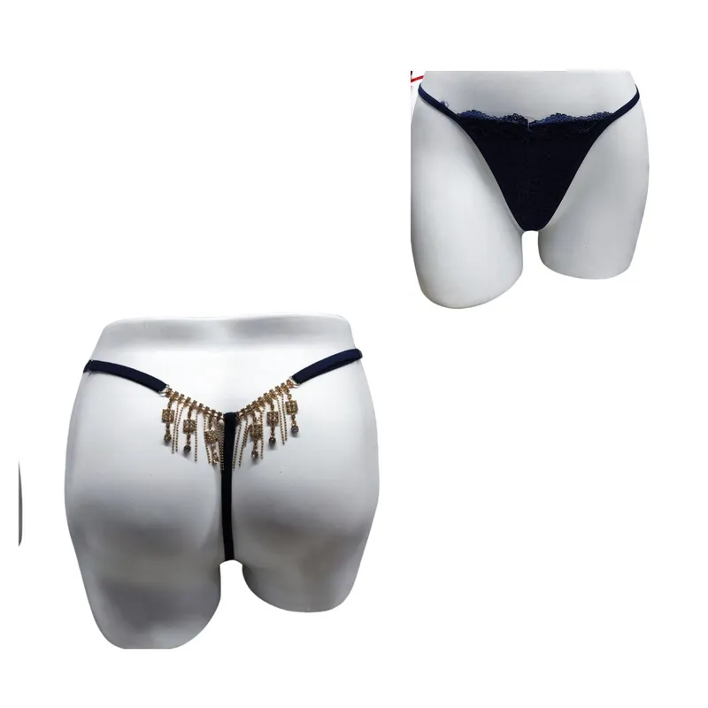 GENERICO - Calzon Hilo Regulable Lenceria Fina Beige