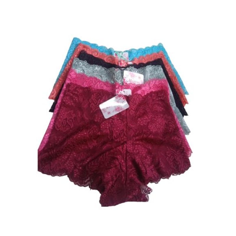 Trusas Cacheteros Encaje S/M unidades Dama GENERICO