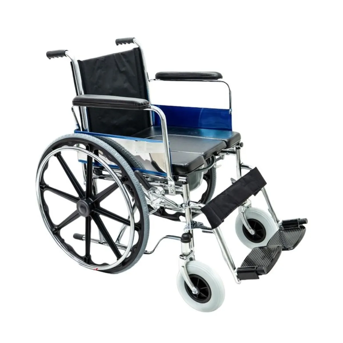 OEM - SILLA DE RUEDAS CON BAÑO CON POSABRAZOS ABATIBLES