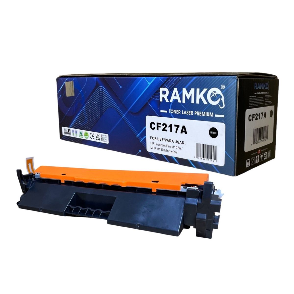 RAMKO - Toner Compatible CF217A 17A  CRG-047 Ramko