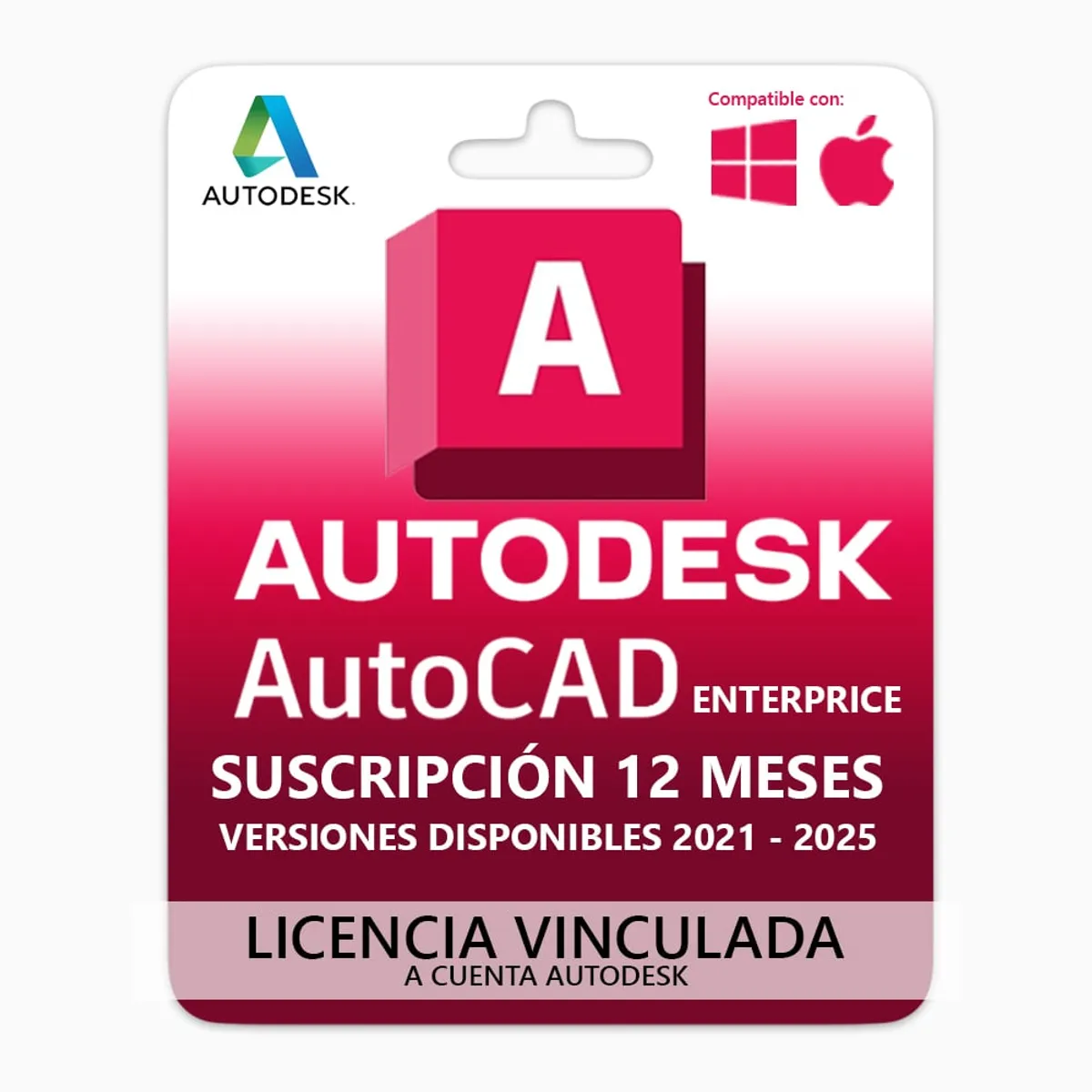 GENERICO - Licencia de AutoCAD Enterprice Suscripción 1 Año
