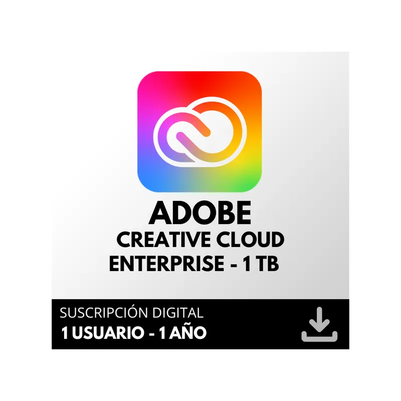 ADOBE - Licencia de Adobe Creative Cloud 1 Año