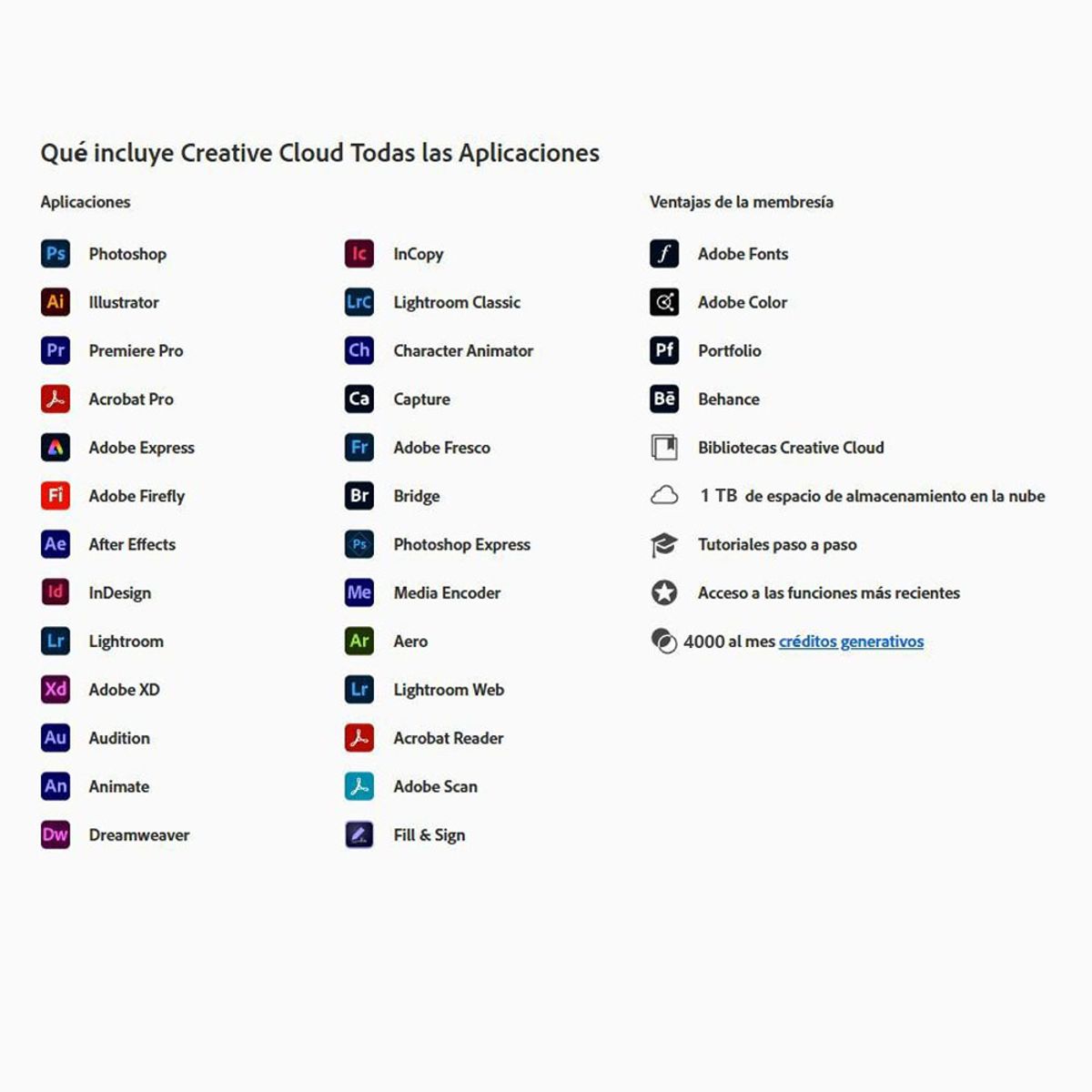 ADOBE - Licencia de Adobe Creative Cloud 1 Año