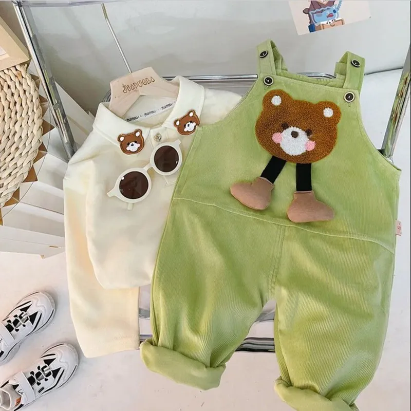 GENERICO - JUMPER DE NIÑO  OSITO -  2 PIEZAS