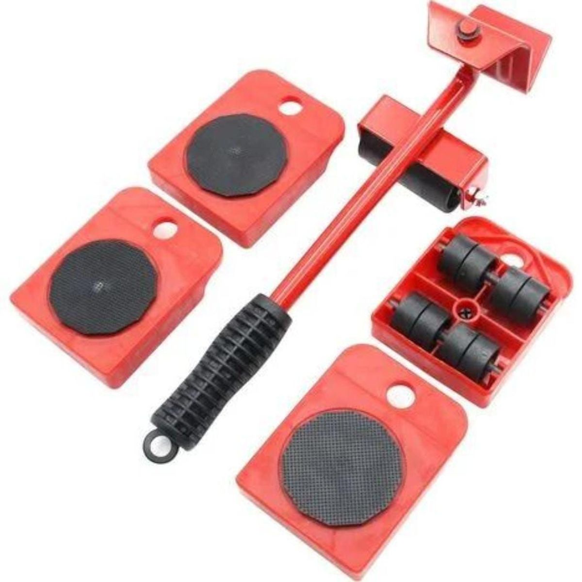 GENERICO - ELEVADOR DE MUEBLES CON RUEDAS 5 PCS