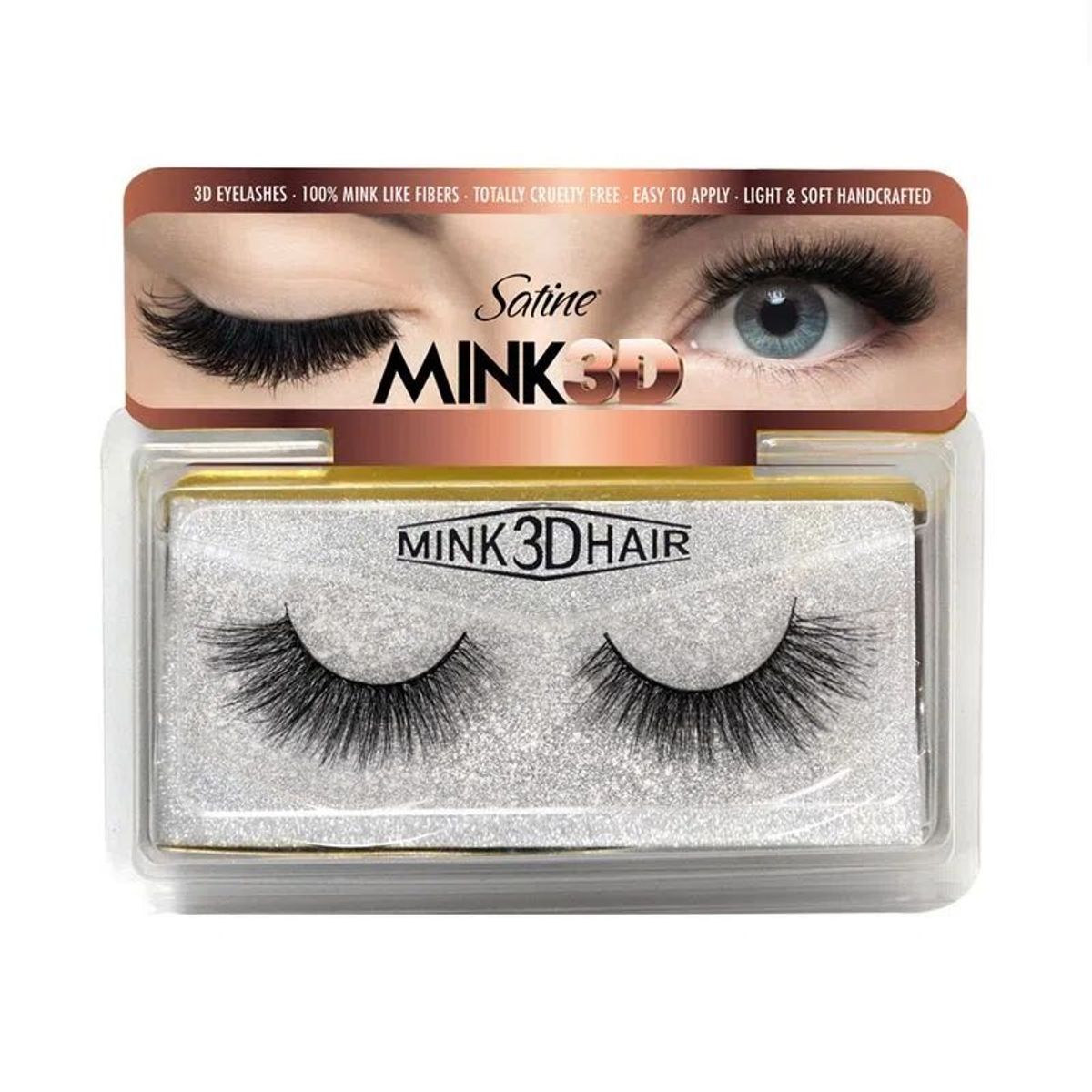 SATINE - Pestañas Postizas Banda Mink 3D SATINE