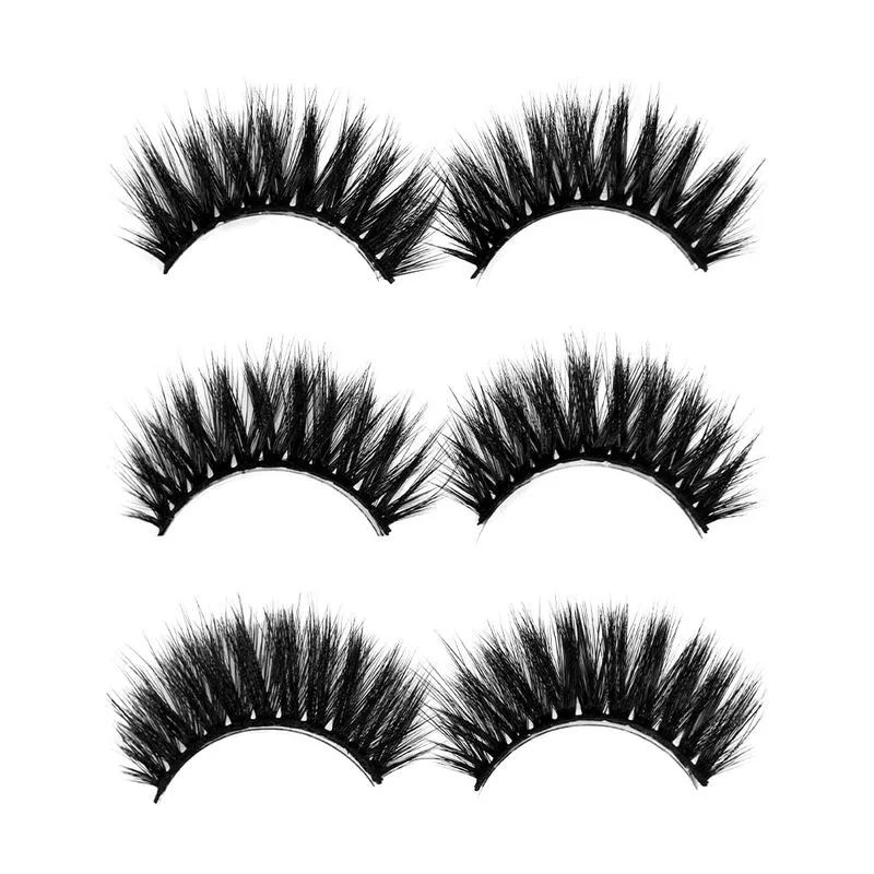 SATINE - Set Pestañas Postizas Banda Mink 6D x3Pares SATINE