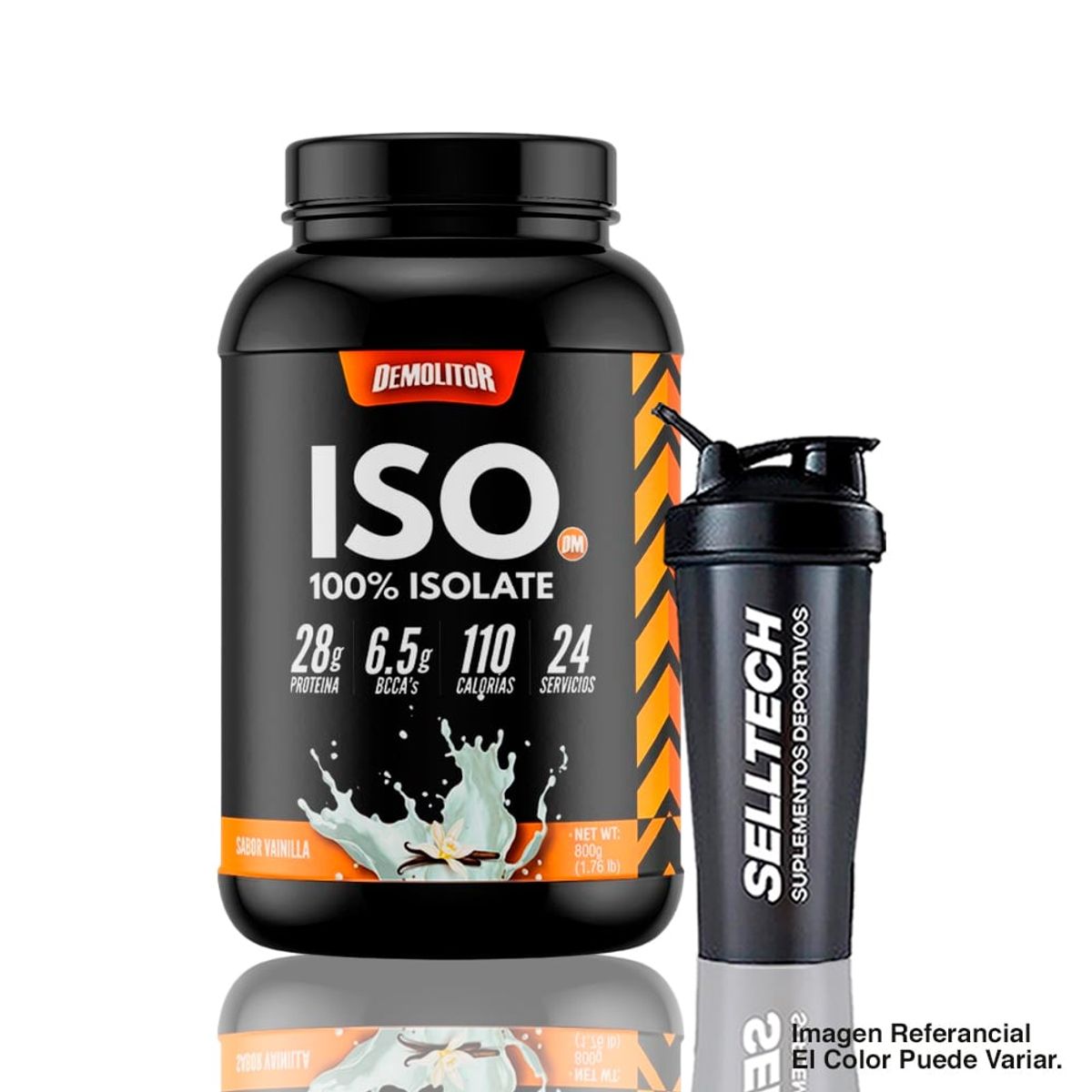DEMOLITOR - Proteína Iso 100% Whey Demolitor 176lb Vainilla