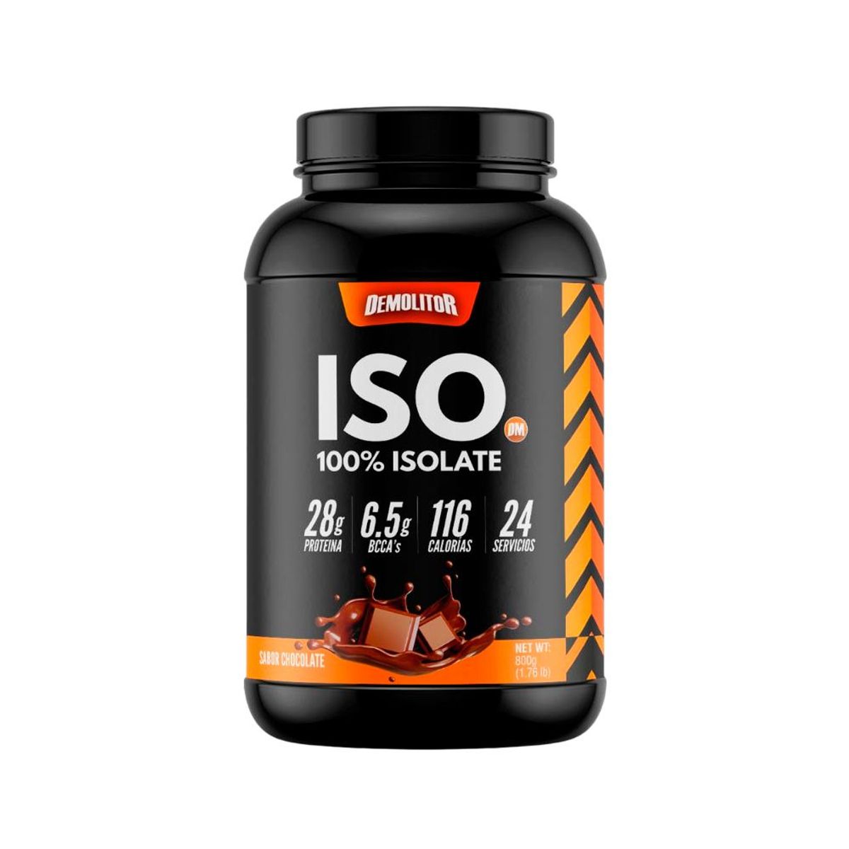 DEMOLITOR - Proteína Iso 100% Whey Demolitor 176lb Chocolate