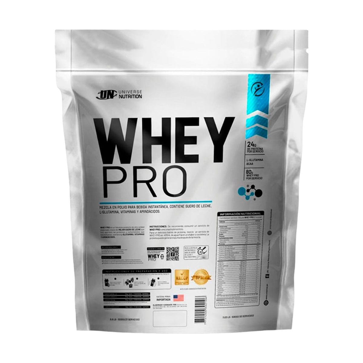 UNIVERSE NUTRITION - Whey Pro 3 kg Chocolate+Creatina Ultimate Nutrition 300gr