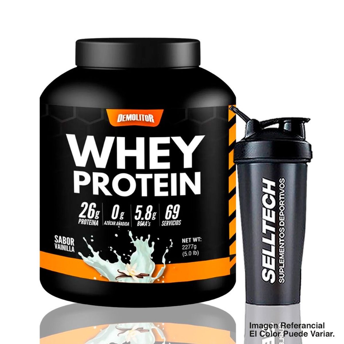 DEMOLITOR - Proteína Demolitor Whey Protein 5lb Vainilla
