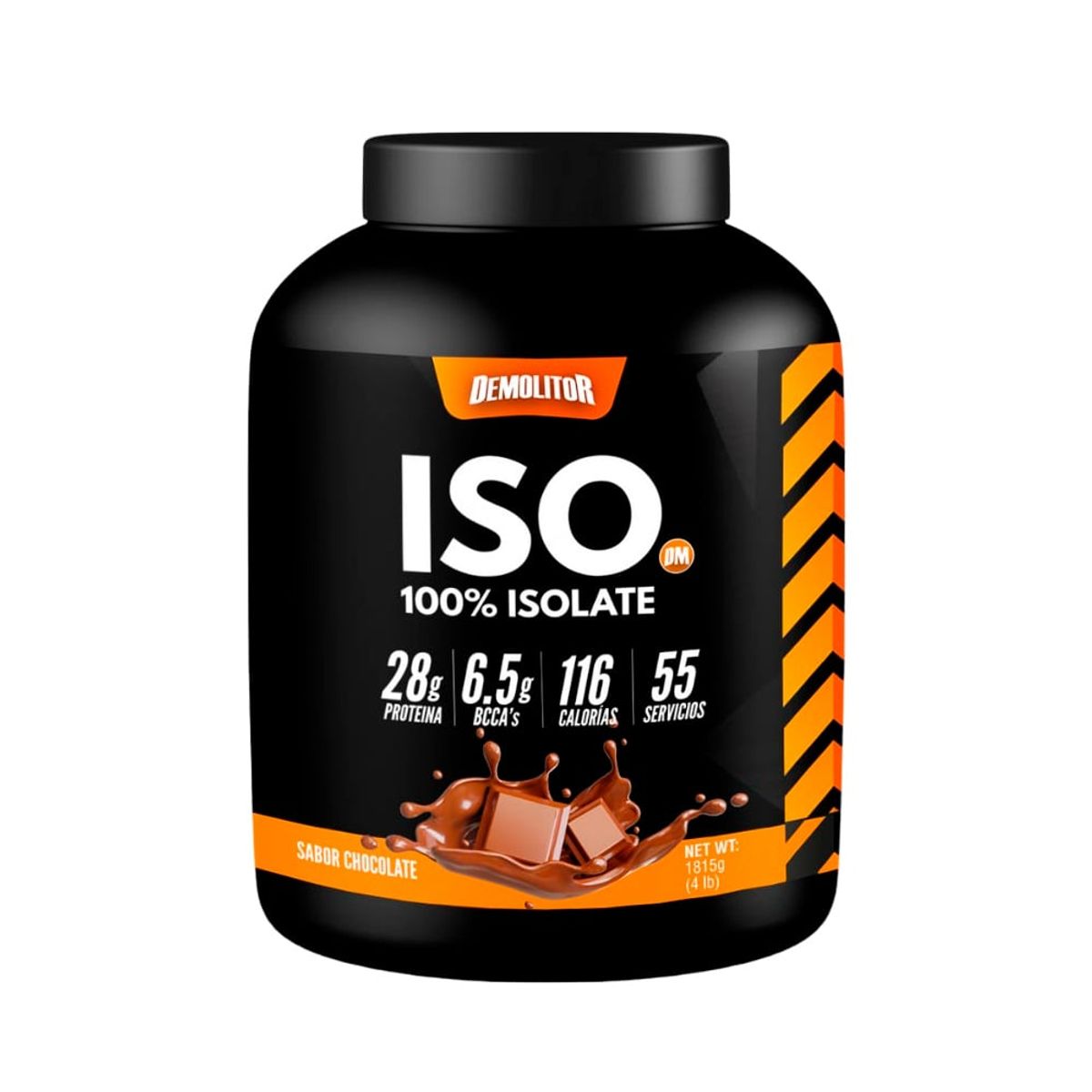 DEMOLITOR - Proteína Iso 100% Whey Demolitor 4lb Chocolate