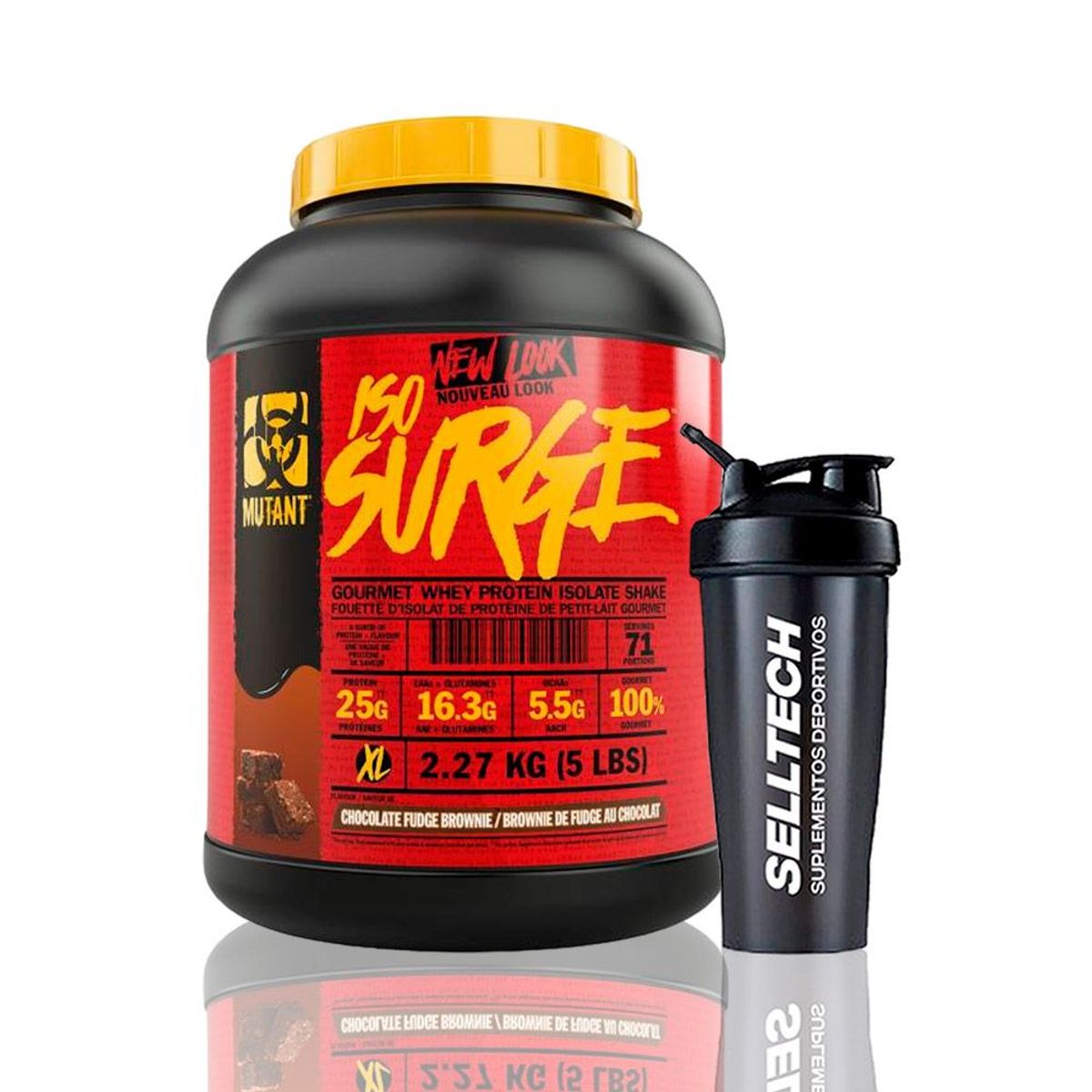 MUTANT - Proteína Iso Surge 5lb Chocolate Fudge Brownie