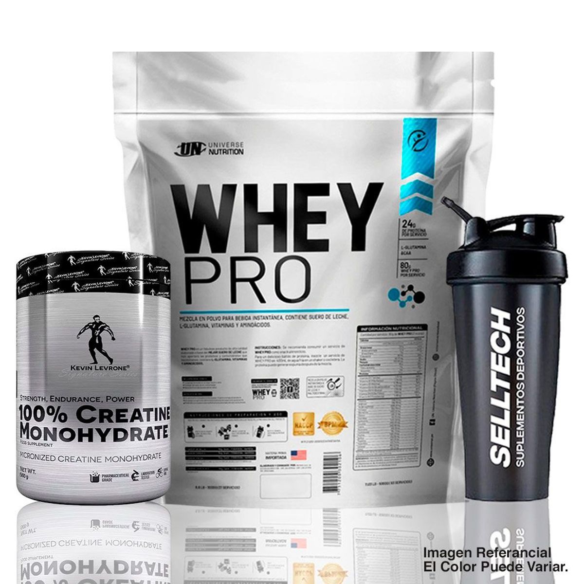 UNIVERSE NUTRITION - Whey Pro 5 kg Chocolate+Creatina Kevin Levrone 500gr