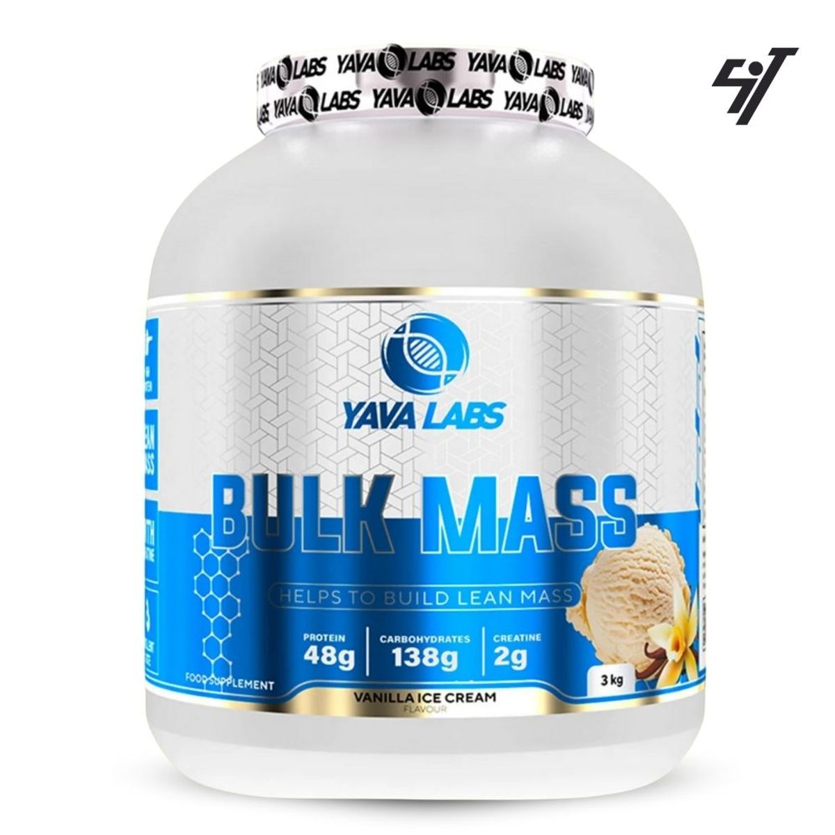 GENERICO - Mass Gainer Yaba Labs Bulk Mass 3 kg Vainilla