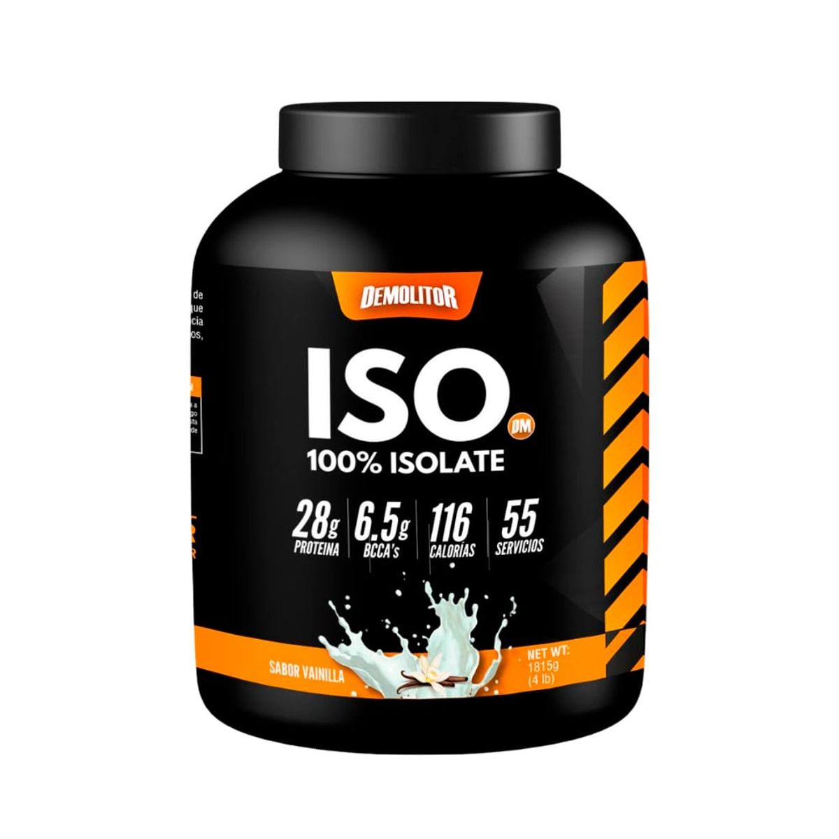 DEMOLITOR - Proteína Iso 100% Whey Demolitor 4lb Vainilla