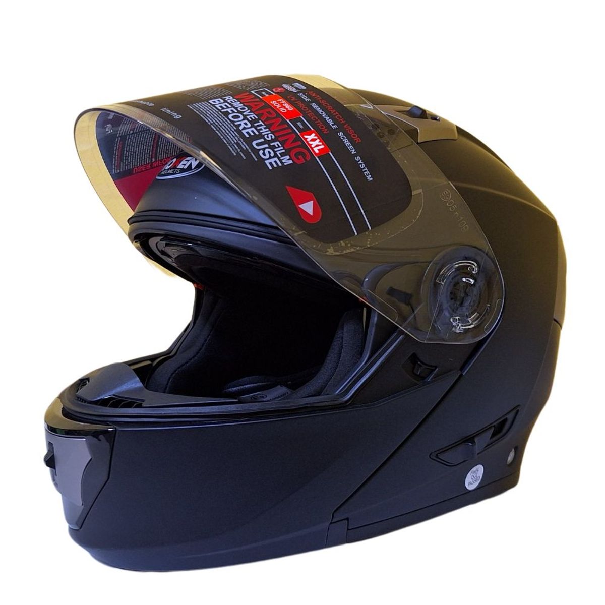 GENERICO - Casco Hoken FF866 Modular  Doble Visor talla XXL
