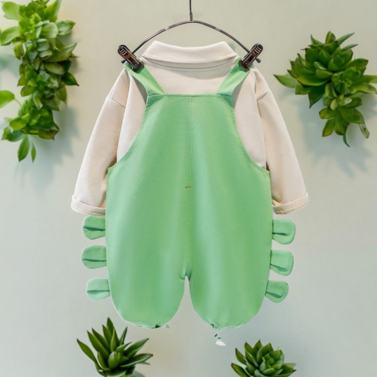 GENERICO - OVEROLL  ROPA CONJUNTO PARA  NIÑO  TEMATICA OSITOS - 2PIEZAS