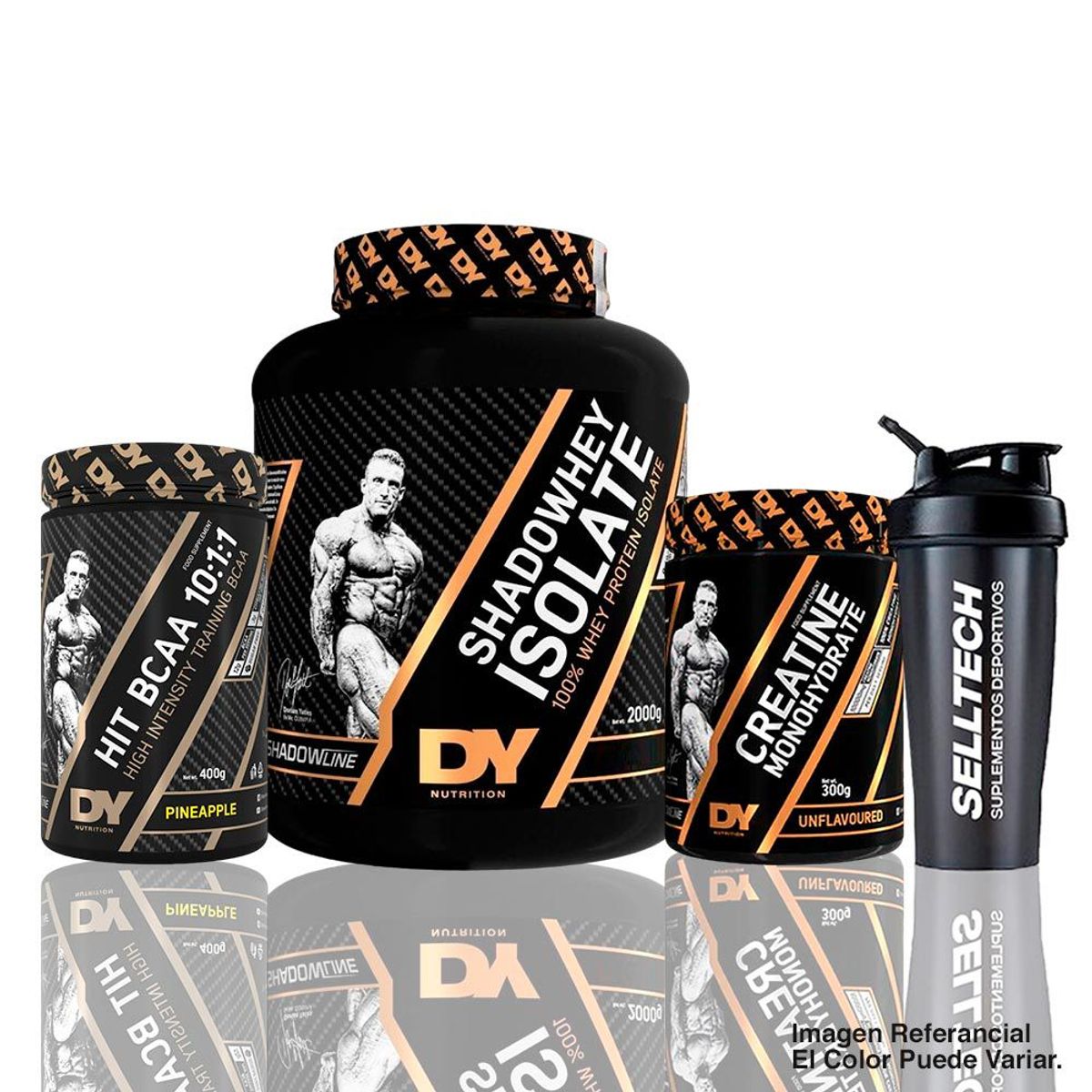 DORIAN YATES - Shadow Isolate 2kg Vainilla+Hit Bcaa 400g Piña+Creatina 300g