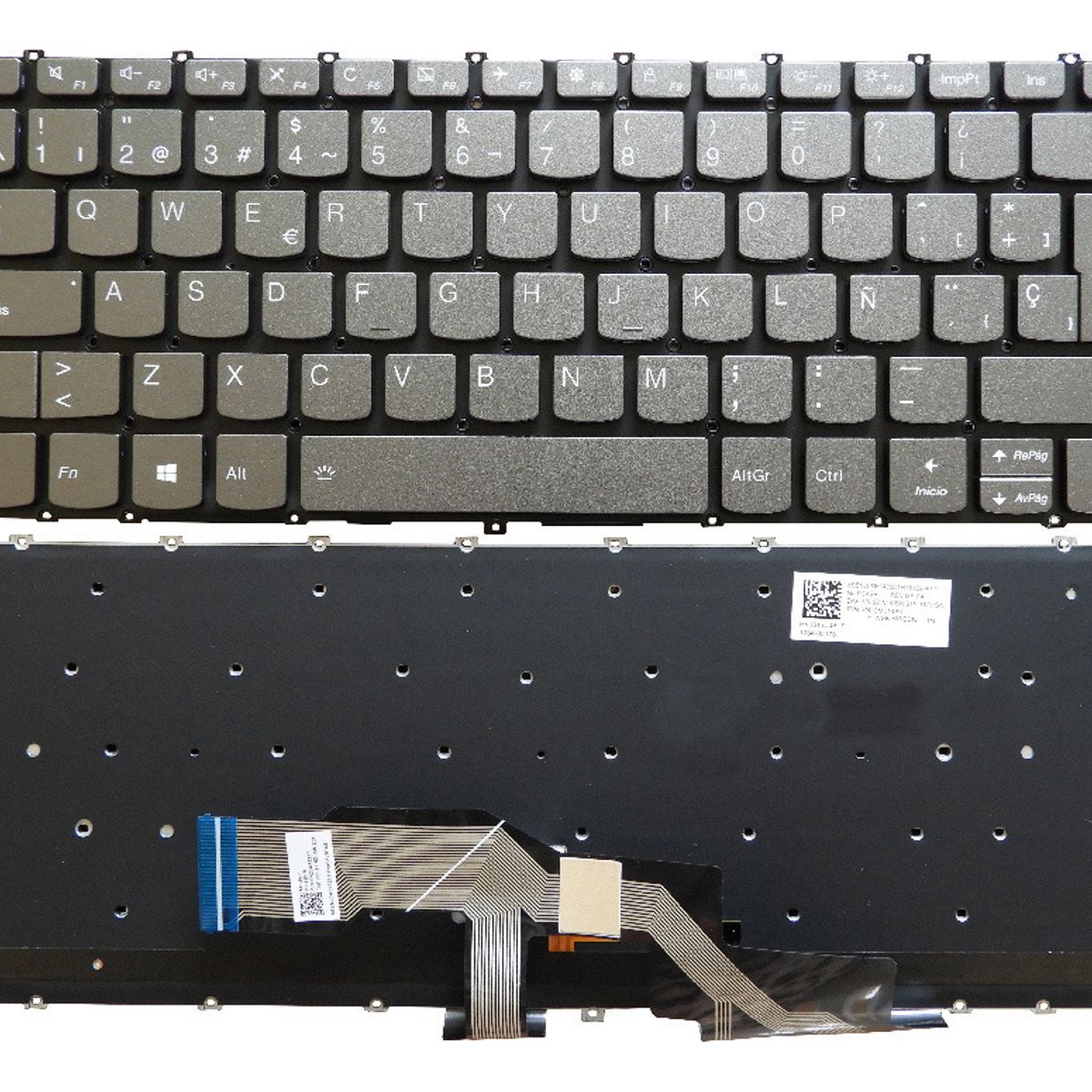 GENERICO - TECLADO PARA LAPTOP LENOVO S540-13API S540-13ARE S540-13IML ILUMINADO FLEX ESCALONADO
