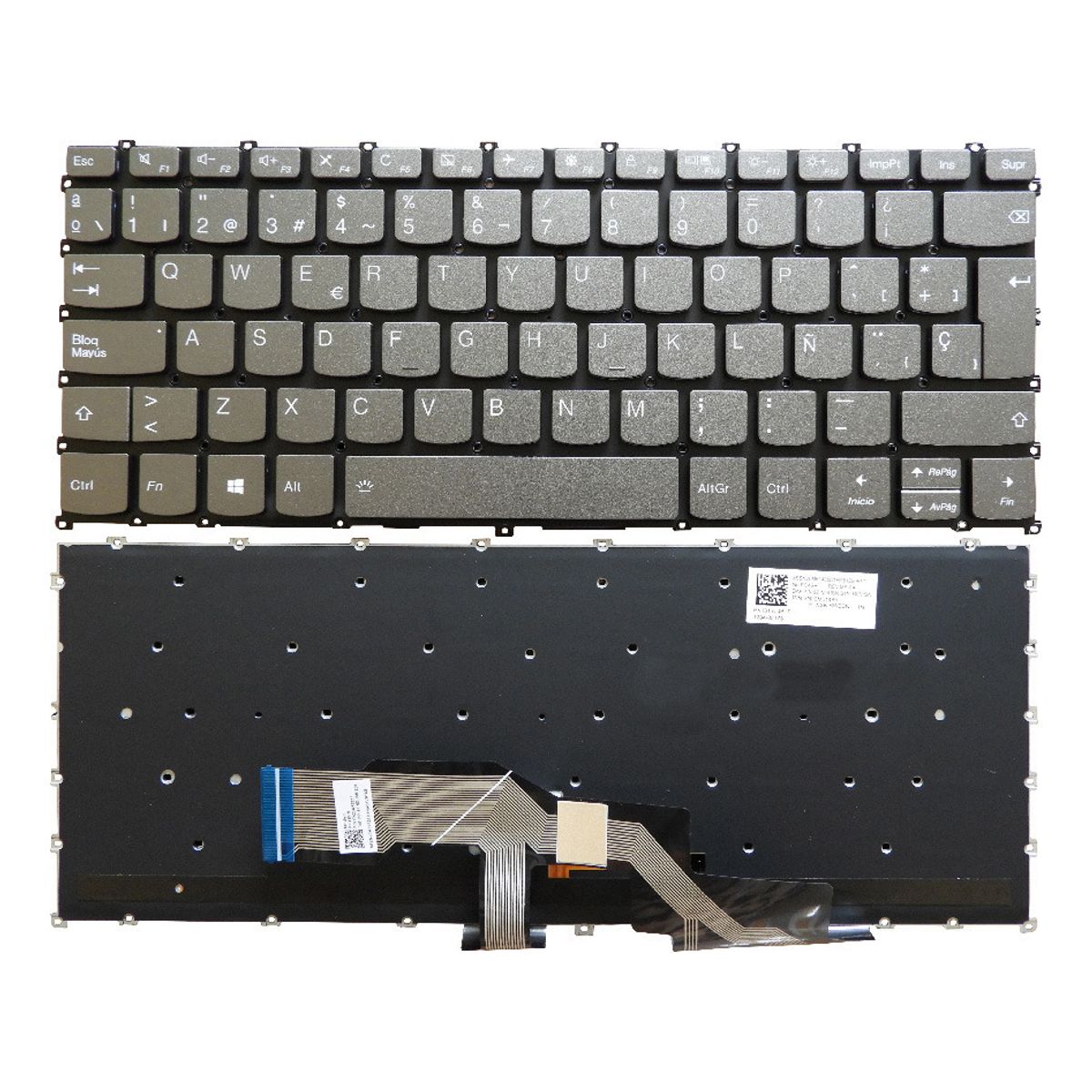 GENERICO - TECLADO PARA LAPTOP LENOVO S540-13API S540-13ARE S540-13IML ILUMINADO FLEX ESCALONADO