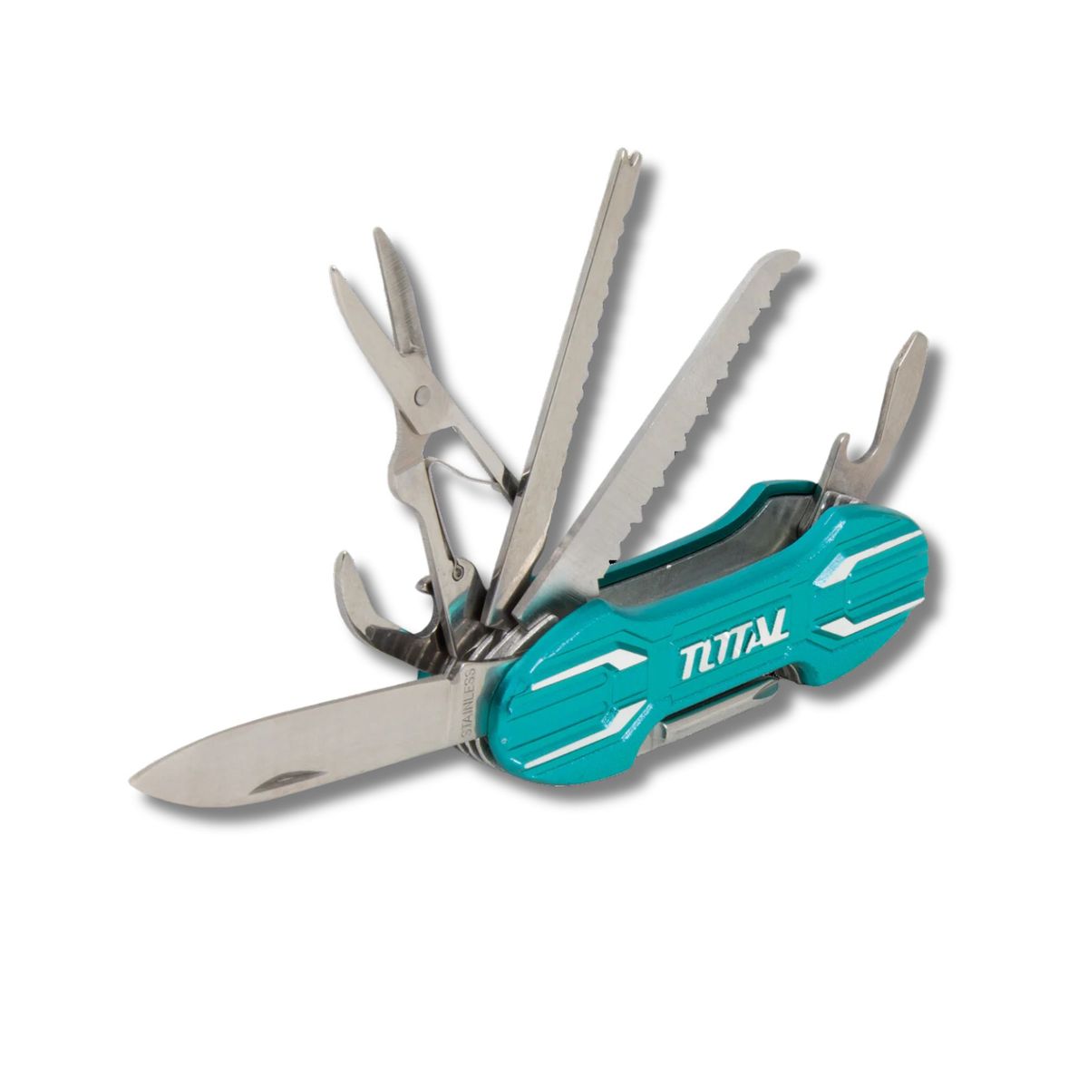 TOTAL TOOLS - Llavero multiherramientas 15 en 1 Total