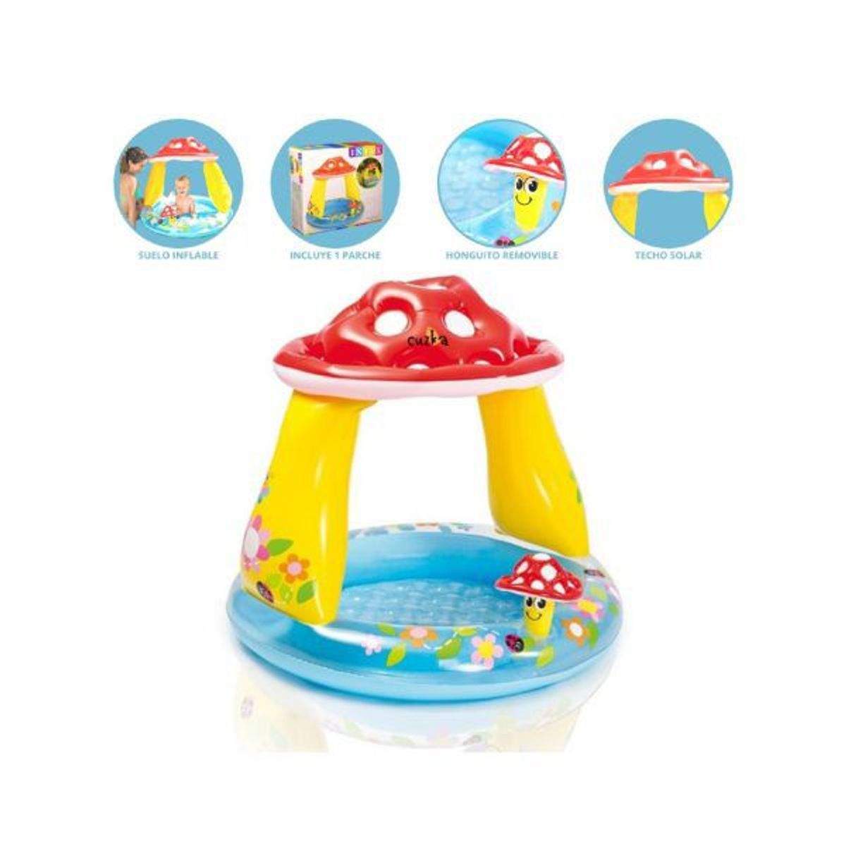 INTEX - Piscina Inflable Intex «HONGUITO» RED