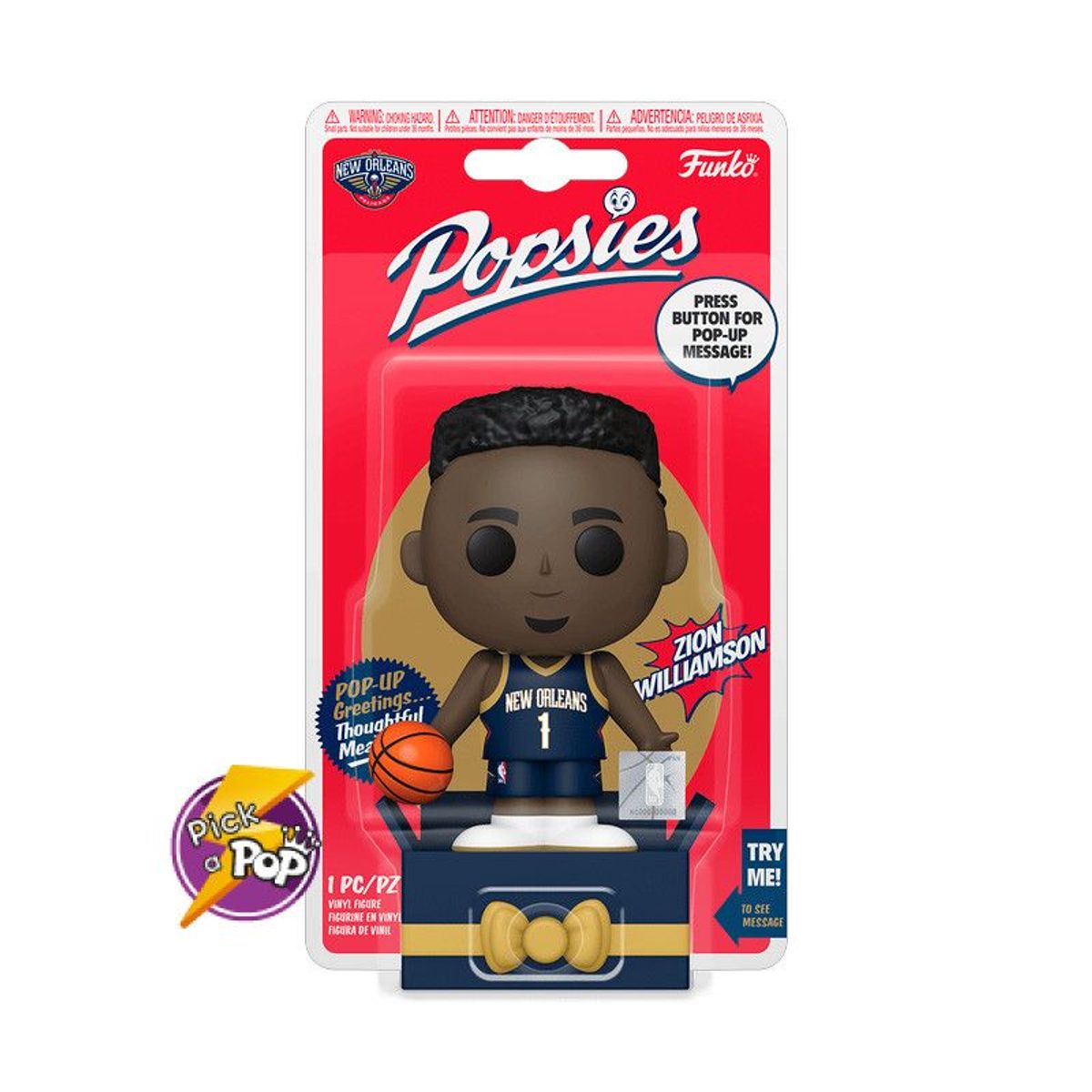 FUNKO - NBA ZION WILLIAMSON FUNKO POPSIES
