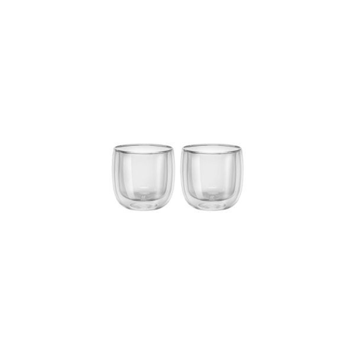 ZWILLING - Set De 2 Vasos Para Te 240ml De Vidrio De Doble Pared