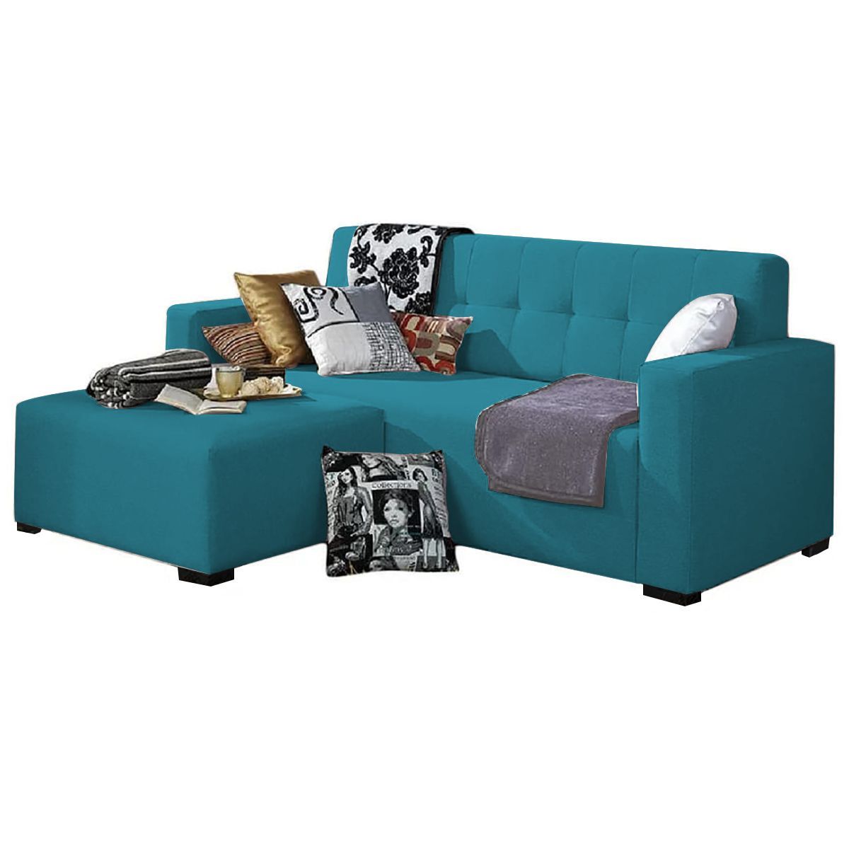 GENERICO - Sofa Mantis + Banqueta Cobalto