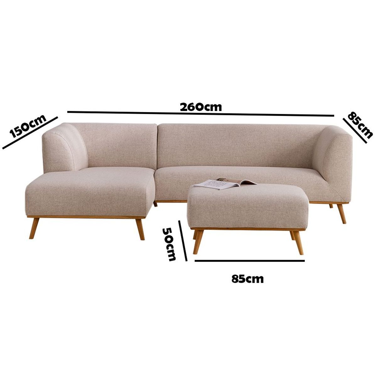 GENERICO - Seccional Ateneas Izquierdo Beige