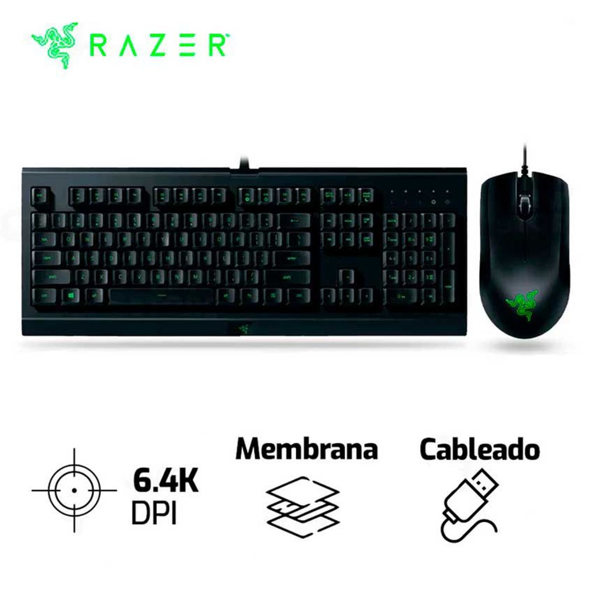 RAZER - Combo Razer Cynosa Lite Teclado + Mouse