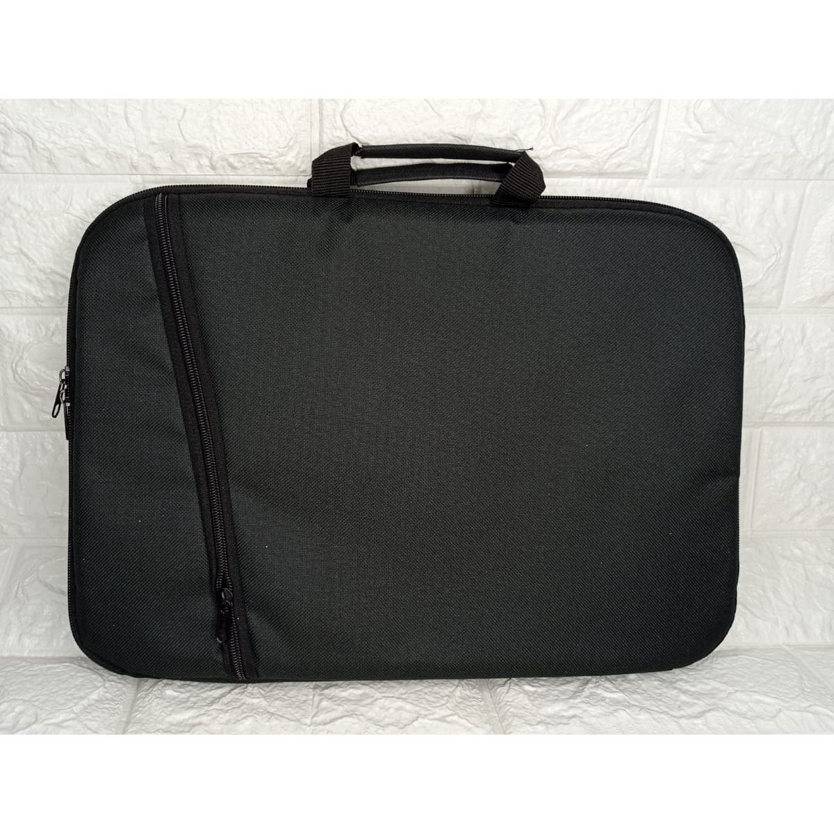 GENERICO - Funda para Laptop 14 Pulgadas Doble Cierre con Asa Negro