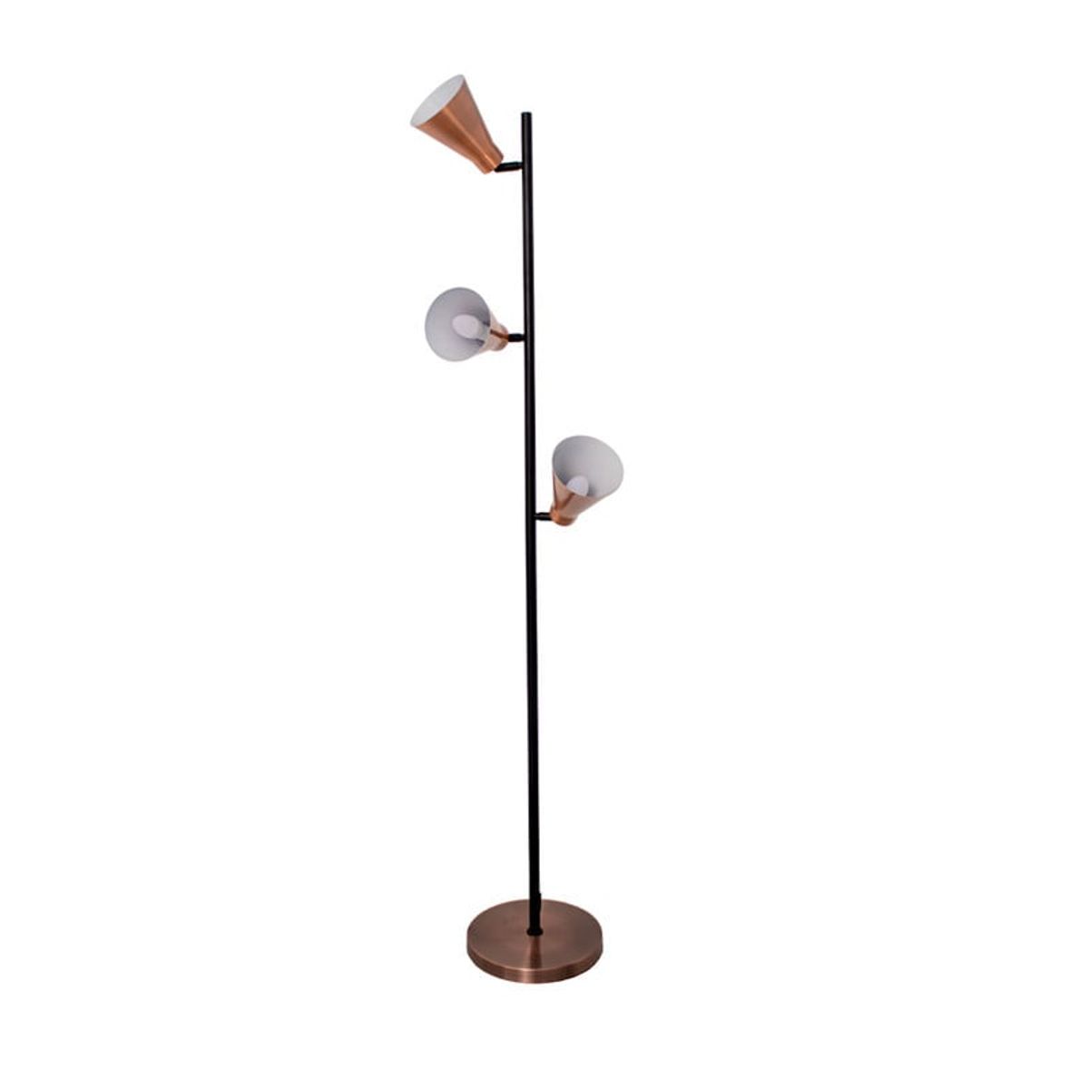 PANADECOR - Lámpara De Piso Panadecor De 3 Focos Ajustables De 154Cm Metal