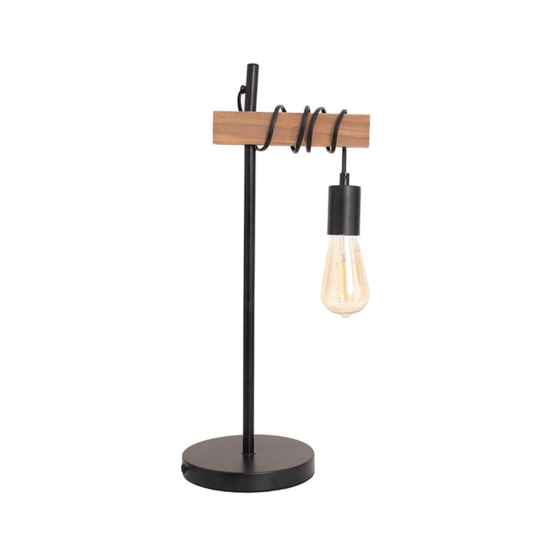 PANADECOR - Lampara De Mesa Metal 26X54X54cm