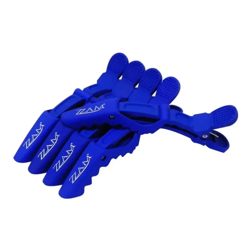 ZZAM - Gancho Pinzas Cocodrilo Para Cabello Peluquería 5Unid ZZAM