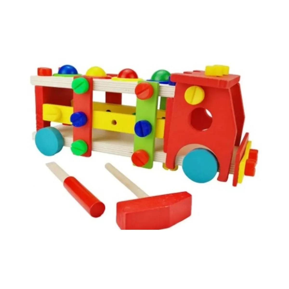 GENERICO - Juguete Didáctico Carro para construir con herramientas