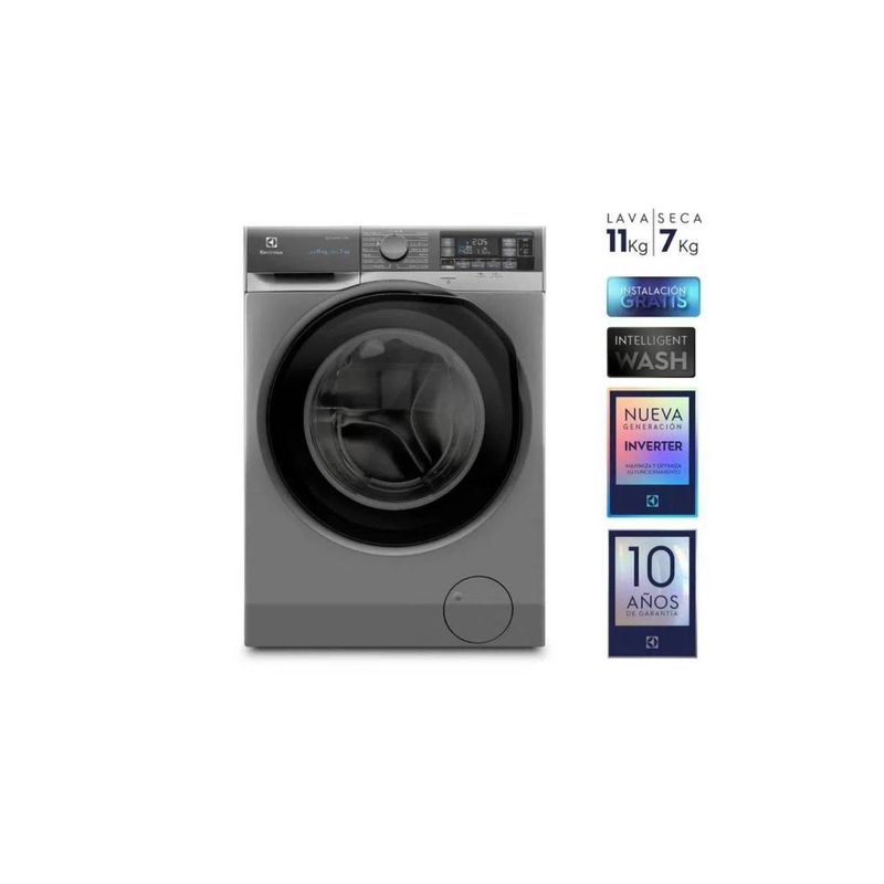 ELECTROLUX - Lavaseca 11 / 7Kg Electrolux Carga Frontal Ultimate Care EWDX11E2G