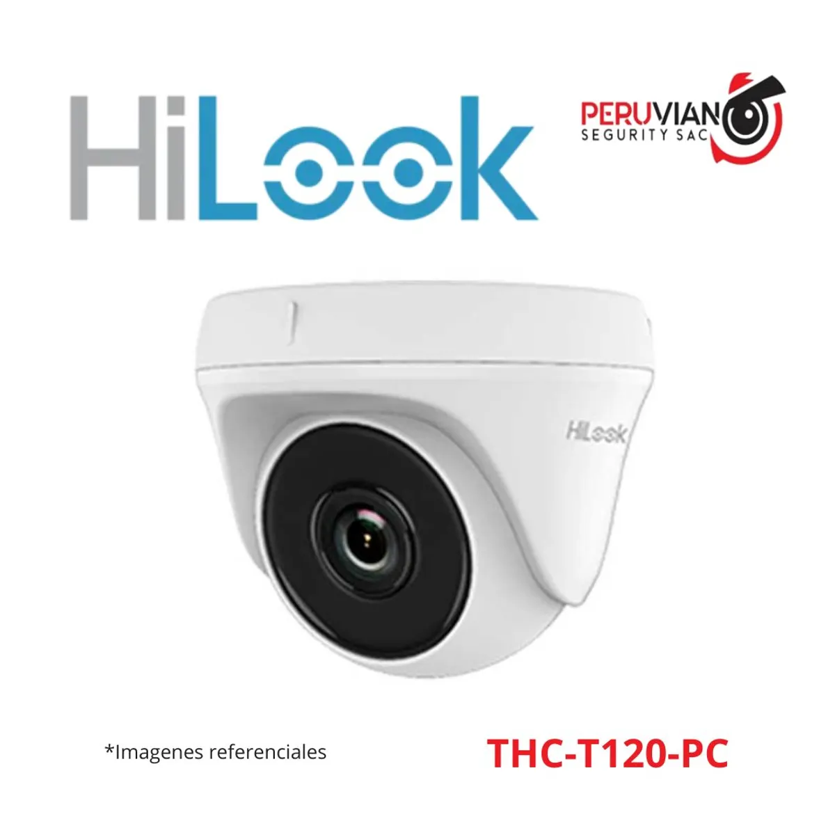 HILOOK - DOMO PVC 1080- IR 20 MTS- LENTE 2.8 MM  THC-T120-PC