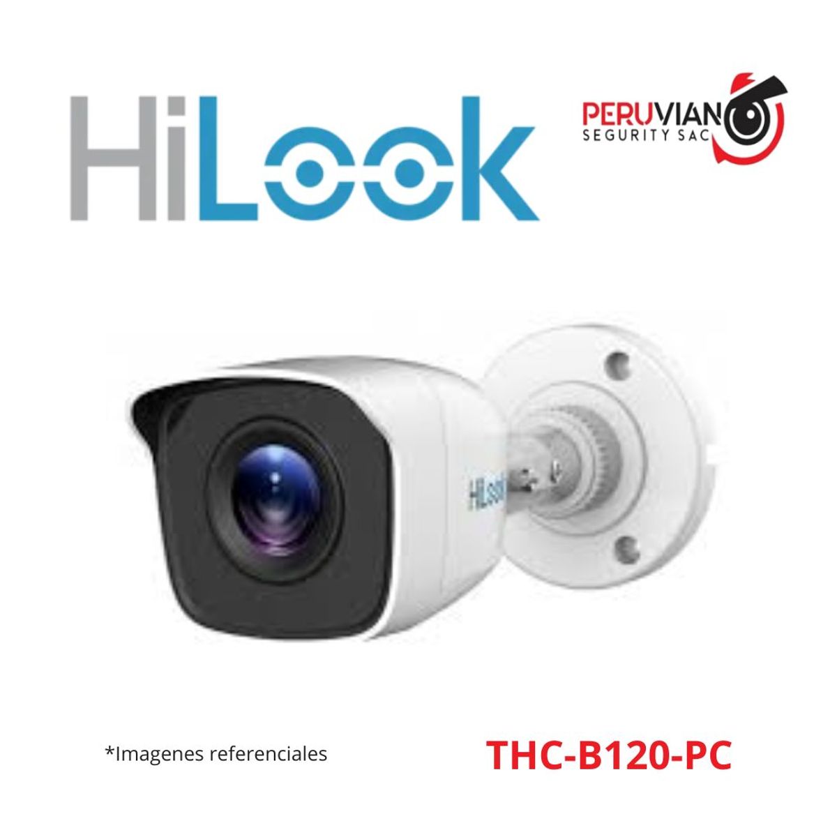 HILOOK - TUBULAR PVC 1080- IR 20 MTS- LENTE 2.8 MM  THC-B120-PC