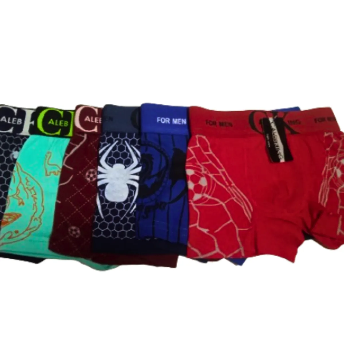 GENERICO - Boxer  c/. estampados algodon - 6 unidades Niños