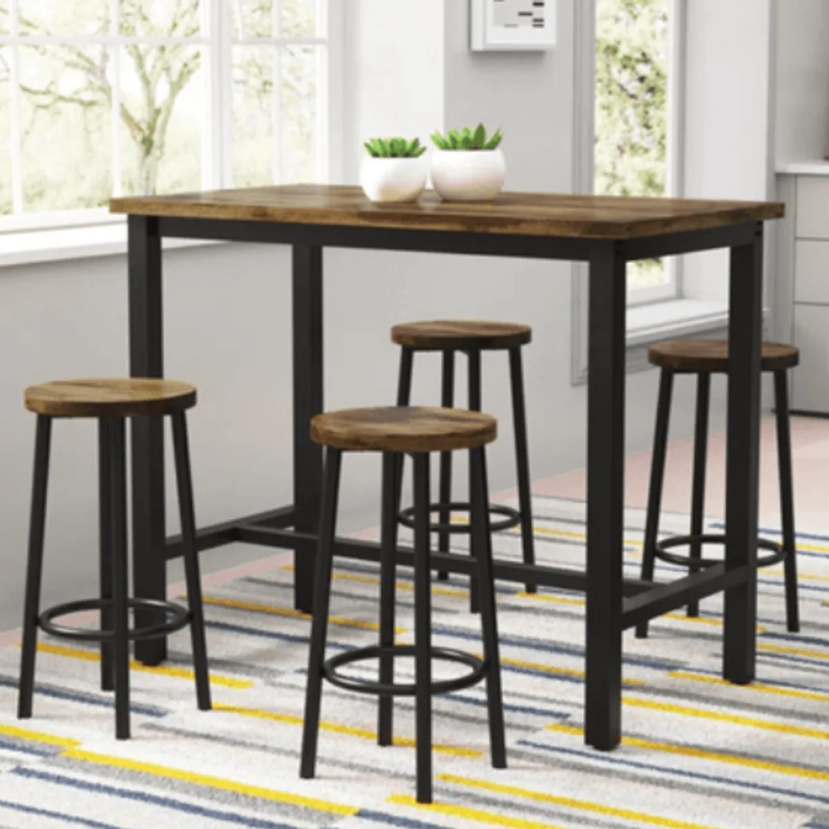 NACION MUEBLES - Juego de comedor con silla Davo Moderno