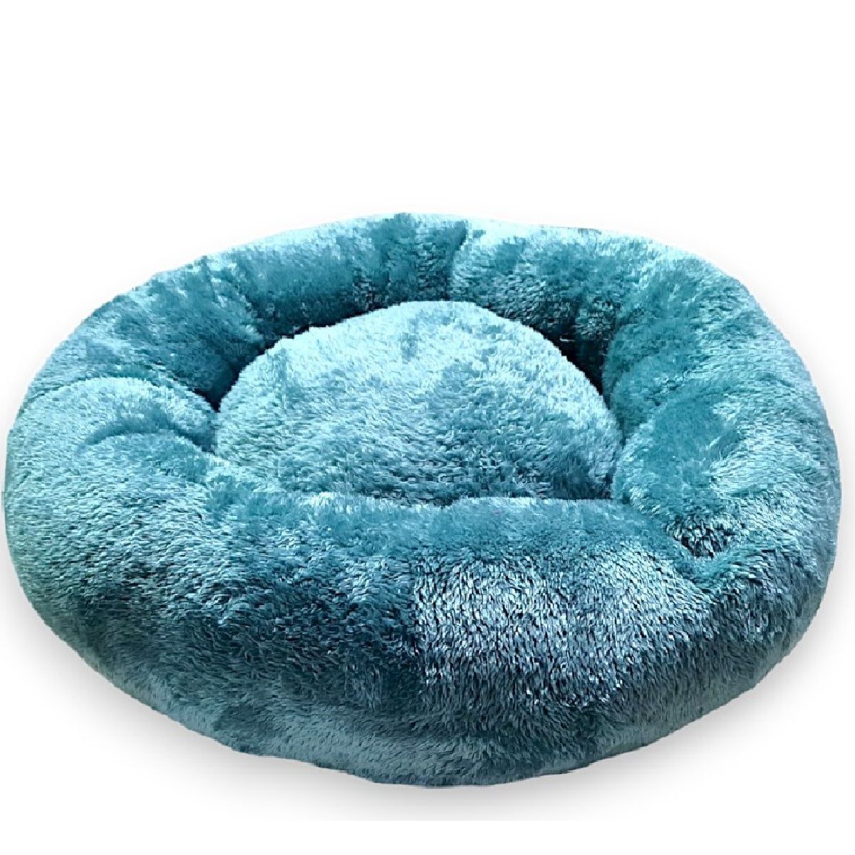 MD - Cama Para Perros y Gatos Donut Verde Cemento Talla XL - MD