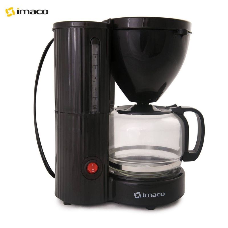 IMACO - Cafetera Electrica Imaco ICM608N Negro de 6-8 Tazas