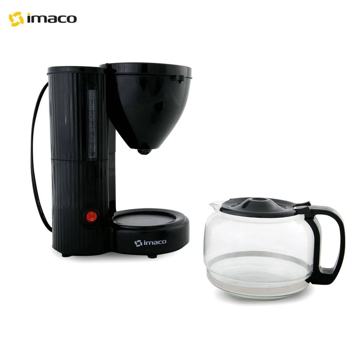 IMACO - Cafetera Electrica Imaco ICM608N Negro de 6-8 Tazas